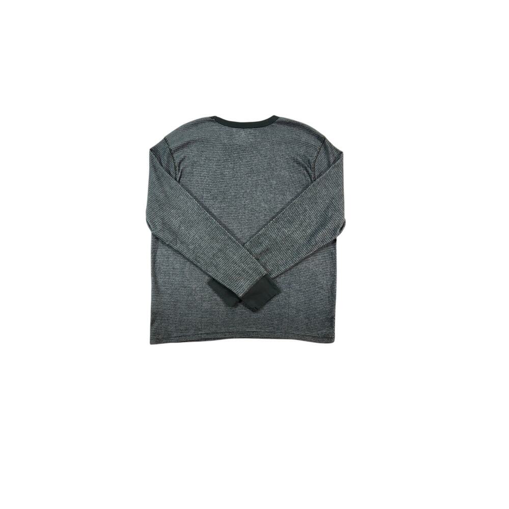 Old Navy Men's XL Gray Black Lightweight Waffle Knit Long Sleeve Shirt NWT - Picture 10 of 10